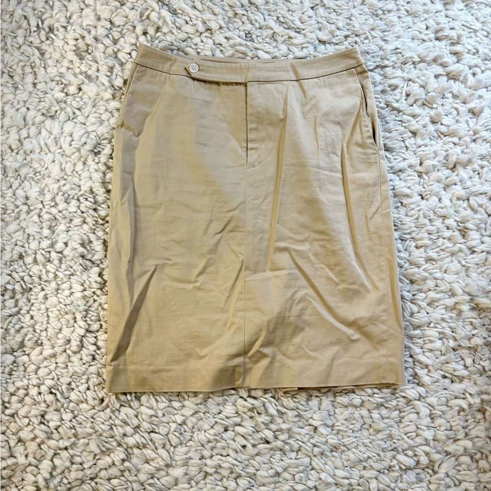 Lauren vintage classic cotton pencil skirt 4